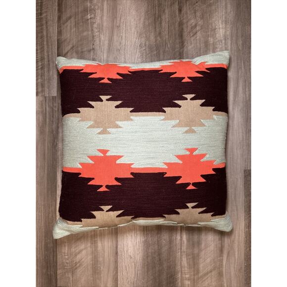 Suki Cheema Throw Pillow with Down Feather Insert - 18x18 - Picture 1 of 5